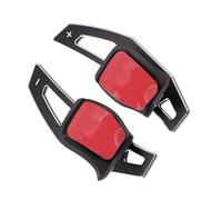Compatible Con Seat Para Leon 2012 2013 2014 2009 2010 2011 Para Leon 2 Cubierta Extensión Para Las Levas De Cambio Del Volante Del Interior Del Coche Levas cambio volante(Negro)