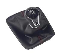 Compatible con Seat para Leon III 3 MK3 2012 2013-2017 5 6 velocidades Manual Palanca de Cambios de Coche Palanca Cubierta de Arranque Marchas pomo(5 speed)
