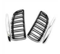 Compatible Con Serie 3 E90 E91 2005 2006 2007 2008 Parrilla De Malla De Doble Línea En El Capó Delantero Del Coche Parrilla Delantera De Riñón capó delantero parrilla