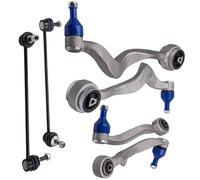 Compatible Con Serie 5 Para E60 E61 2WD 2003-2010 Brazos De Suspensión Delanteros Inferiores Enlaces De Caída 31126765995 31126774825 Brazo suspensión