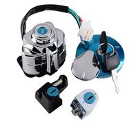Compatible Con Shadow Para VLX600 Para VT600 1988 1989 1990 1991 1992 1993 1994 1995-2014 Tapa De Combustible Del Interruptor Encendido De La Motocicleta Con Cerradura Con Llave Interruptor de encendi