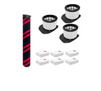 Compatible con Shark - Cepillo giratorio A65T y filtros HEPA/de espuma/fieltro, for aspiradoras de escoba inalámbricas IZ420EUT/IZ420EU/IZ400EUT/IZ400EU