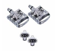 compatible con SHIMANO Pedales bicicleta + calas M324 SPD + SM-SH56