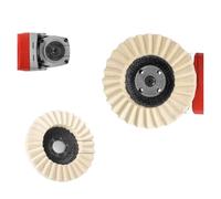 Compatible Con SI FANG 1PC Disco De Pulido De Lana Disco De Pulido 115/125mm For Amoladora Angular Disco Abrasivo De Pulido De Metal, Madera Y Acero Inoxidable(250mm)