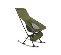 Compatible con Silla Plegable y Respaldo Elevado, Mecedora for Exteriores, Descanso for el Almuerzo, Soportes reclinables for Ocio Luna(Green)