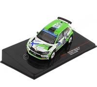 Compatible con Skoda Fabia Rally2 EVO Nº27 Lindholm/Hamalainen Rallye Estonia 1:43 IXO Models RAM863A.22