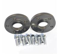 Compatible Con Skoda Para Octavia 20/25mm 5x112 57,1 Piezas De Decoración Espaciadoras De Ruedas Centradas En El Coche Separador De Llantas(Negro,25mm)