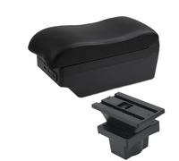 Compatible con Skoda, para Octavia Mk2, para Yeti 2009-2023 Caja reposabrazos para Coche Caja de Almacenamiento reposabrazos Consola Central con portavasos USB Caja pasamanos para Coche