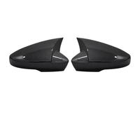 Compatible con Skoda para Octavia Mk3 A7 5E 2014 2015 2016 2017 2018 2019 Cubiertas de espejo retrovisor de coche negras brillantes Tapas de espejo retrovisor lateral Carcasa Espejo Retrovisor(Carbon