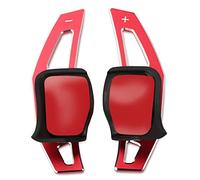 Compatible con Skoda para Octavia RS 2018, Cambio De Volante De Coche, Extensión De Palanca De Cambios, Modificación De Coche Accesorios Interior (Color : Red)