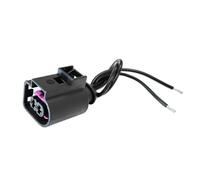 Compatible con Skoda Para Roomster 5J 2006-2013 Kit de reparación de conector de bocina eléctrica de 2 pines enchufe hembra sellado cableado de zócalo de telar