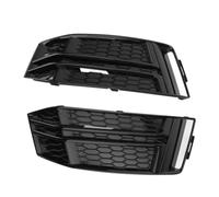 Compatible Con Sline Para A4 B9 2016 2017 2018 Ajuste Izquierdo Derecho Parachoques Delantero Coche Luces Antiniebla Rejilla Cubierta Lámpara Antiniebla 8W0807681F 8W0807682F Rejilla Luz Antiniebla(Gl