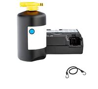 Compatible con Smart FORFOUR Kit REPARACIÓN AUTOMÁTICA DE NEUMÁTICOS con COMPRESOR Y LÍQUIDO SELLADOR Dunlop Tech 450ML