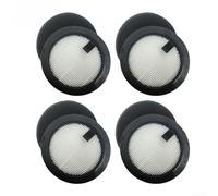 Compatible con Smoture Vac01 Vac02 Vc70 y Ozeeco Ec01 H13 Hepa Filter Plus Sponge Pre Filter Set Lavable Partes de Aspiradora Paquete de 2 (4 unidades)