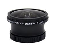 Compatible con Sony DCR-DVD108 0,16 x Alto Grado Lente Ojo de pez (180 ° ángulo de visión Diagonal) + Stepping Anillo (30 mm-37 mm) + NWV Directa Micro Fibra paño de Limpieza