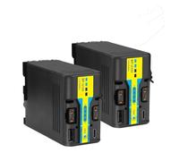 Compatible con Sony, For BP-U90 BP-U100, Batería Recargable De Iones De Litio For Videocámaras PMW-EX1 PMW-EX1R PMW-EX3 PMW-F3 XDCAM Ex(2 Pcs Battery)