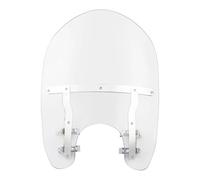 Compatible con Street para Bob Fxbb para Softail 1 Deflector De Viento para Parabrisas Moto Transparente Estándar 19"con Abrazaderas 49 Mm Deflector Motocicleta