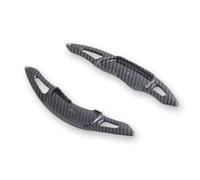 Compatible Con Subaru Para BRZ 2013-2016 Para Forester 2013-2018 Para Outback 2011-2016 Decoración De Palanca De Cambios De Volante De Coche Levas de cambio del coche(Carbon Black)