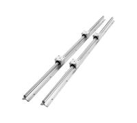 Compatible con SucceBuy. Compre 2 guías lineales SBR12, SBR16, SBR20 y SBR25 de 800 a 2200 mm 4 bloques rodamientos UU for fresadoras CNC bricolaje(SBR20 2200MM)