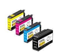 Compatible con Suministros de Impresora 938XL 938 Cartucho de Tinta para Officejet Pro 9110b 9120 9130 9720 9730(1set 4colors)