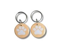 Compatible con Sureflap Surefeed Microchip RFID Collar Etiquetas de repuesto, 2 unidades, impermeable, para mascotas sin microchip (naranja)