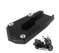 Compatible con SUZUKI Burgman 650 Executive AN650 - Soporte lateral para motocicleta, almohadilla de extensión de aleación de aluminio, placa de pie para motocicleta, ampliación de placa de soporte