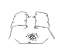 Compatible con Suzuki DL650 V-Storm 650XT 2017-2025 Portaequipajes for motocicleta Estuche superior de acero Kit alforjas soporte for equipaje(Silver)