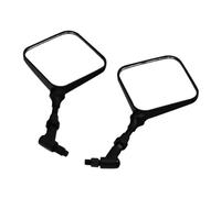 Compatible con Suzuki Espejo Retrovisor Cuadrado Negro De 10mm para Motocicleta Espejo Retrovisor Lateral De Cristal Transparente Accesorio De Actualización Espejo Retrovisor Motocicleta
