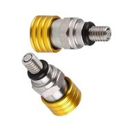 Compatible con Suzuki para DRZ250 2001-2007 para DRZ400SM 2005-2015 para RM60 2000-2004 Accesorios De Motocicleta Tornillo De Válvula De Purga De Aire De Horquilla Tornillos Pernos Moto(Yellow)