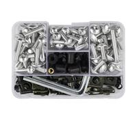 Compatible Con Suzuki Para GSX-S750 Para SV650 Para GSXS1000 Kit De Pernos Carenado Motocicleta Juego Tornillos Clip De Sujeción Juego De Pernos Y Tuercas De Tornillo Tornillos Pernos Moto(Silver)