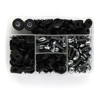 Compatible Con Suzuki Para RF 900 1993-1999 Para RF 600 1993-1998 Para B-King 2007-2012 Kit De Pernos De Carenado Motocicleta Tuercas Pernos Parabrisas Clips Carenado Tornillos Pernos Moto(Titanium)