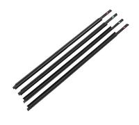 Compatible Con Suzuki Para SX4 Hatchback 8381156K00000 4 Piezas Burlete De Ventana Puerta Exterior Moldura De Vidrio Cinturón De Sellado Burlete para ventana coche