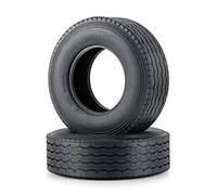 Compatible con Tamiya 1/14 RC Crawler Tractor Trailer Cargo Tow Drag Truck Upgrade Parts Neumáticos De Goma Ruedas 83 * 28mm RC Coche NeumáTico Piezas