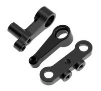 Compatible con Tamiya 58719 para BBX BB-01 1/10 RC, Piezas De Modificación De Actualización De Coche, Accesorios, Kit De Brazo De Suspensión, Grupo De Dirección Accesorios Coches RC(Black)
