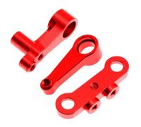 Compatible con Tamiya 58719 para BBX BB-01 1/10 RC, Piezas De Modificación De Actualización De Coche, Accesorios, Kit De Brazo De Suspensión, Grupo De Dirección Accesorios Coches RC(Red)
