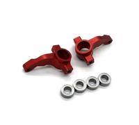 Compatible con Tamiya DT04 58741 1/10 RC Accesorios De Modificación De Actualización De Coche Piezas 2 Uds Copas De Dirección De Metal Accesorios Coches RC(Red)