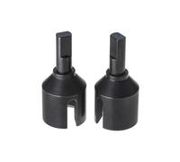 Compatible con Tamiya DT04 58741 1/10 RC, Piezas De Actualización De Coche, Accesorios, Caja De Cambios Trasera De Acero, Copa De Transmisión, Copa Diferencial, 2 Uds. Accesorios Coches RC