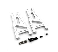 Compatible con Tamiya DT04 58741 DT03 58587 58628 1/10 RC Piezas De Actualización De Coche Accesorios Componente De Brazo De Control Inferior Delantero De Metal Accesorios Coches RC(Silver)