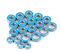 Compatible con Tamiya para TT-01 TT01D TT01E TT02B TT01 para Chasis 1/10 RC Car Upgrade Parts Kit De 20 Cojinetes Sellados De Goma RC Coche Piezas