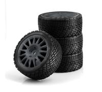 Compatible con Tamiya para TT01 TT02 XV01 TA06 PTG-2 WR8 RC Piezas De Coche 4 Unids/Set 1/10 RC para Neumáticos De Coche De Carreras En Rueda De Carretera RC Ruedas Llantas