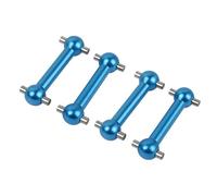 Compatible con Tamiya para TT02 para TT02D para TT02S 1/10 RC Piezas De Mejora De Coche Eje De Transmisión De Metal De Repuesto Eje De Transmisión Dogbone Piezas Accesorio RC(Blue)