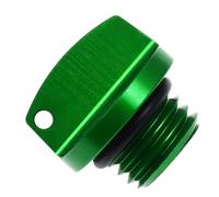 Compatible con Tapa de cárter de Motocross Universal, tapón de Cubierta de Tornillo de llenado de Aceite de Motor, reemplazo del Mercado de Accesorios M20x2.5(Green)