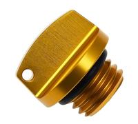 Compatible con Tapa de cárter de Motocross Universal, tapón de Cubierta de Tornillo de llenado de Aceite de Motor, reemplazo del Mercado de Accesorios M20x2.5(Gold)