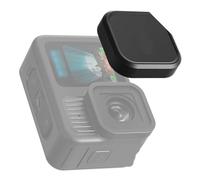 Compatible con Tapa de Lente de Silicona Negra GoPro Hero 13 | La cubierta de silicona suave a prueba de golpes bloquea los arañazos y el polvo de la lente.