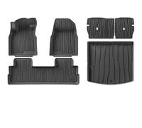 Compatible con tapetes y revestimientos de Carga de TPE for HAVAL H6 2024 y 2025, tapetes for Respaldo y Maletero for Todo Tipo de Clima, con Volante a la Derecha y a la Izquierda.(6PCS Set)