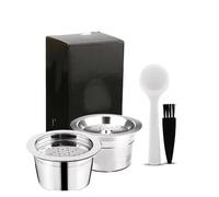 Compatible Con Tchibo, Compatible Con Cafissimo, Máquina De Ajuste De Cápsulas De Café Reutilizables, Piezas De Acero Inoxidable K Fee(Set3)