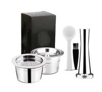 Compatible Con Tchibo, Compatible Con Cafissimo, Máquina De Ajuste De Cápsulas De Café Reutilizables, Piezas De Acero Inoxidable K Fee(Set5)