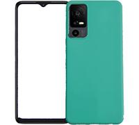 Compatible con TCL 305i display 6.52 5164D 5164D1 funda protectora gel silicona TPU suave mate suave slim case (verde agua)