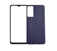 Compatible con TCL 405 T506D / 406 T506K / 408 T507D T507U T507A 6.6″ Pantalla Cubierta Cubierta Protectora Gel Silicona TPU Suave Mate Slim Case (Blue)