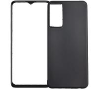 Compatible con TCL 405 T506D / TCL 406 T506K / TCL 408 T507D T507U T507A /TCL 406S / T506G 6.6″ Pantalla Cubierta Cubierta Protectora Gel Silicona TPU Suave Mate Slim Case (Negro)